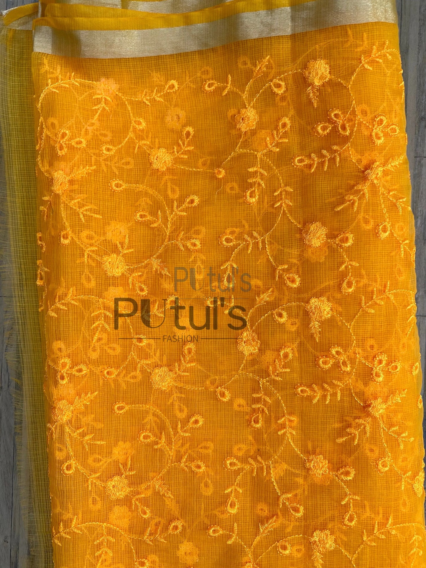 Kota embroidery saree Putul's Fashion