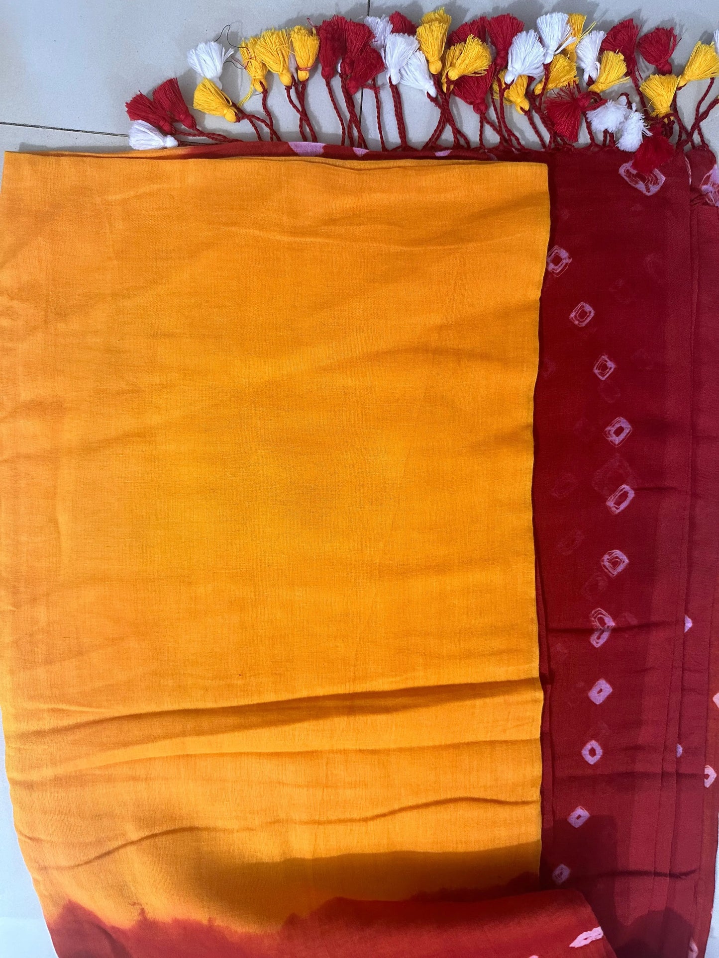 Mal cotton batik print saree Putul's Fashion