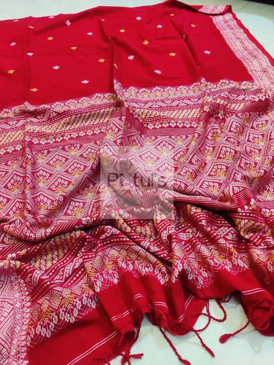 Mercerised cotton saree Putul's fashion