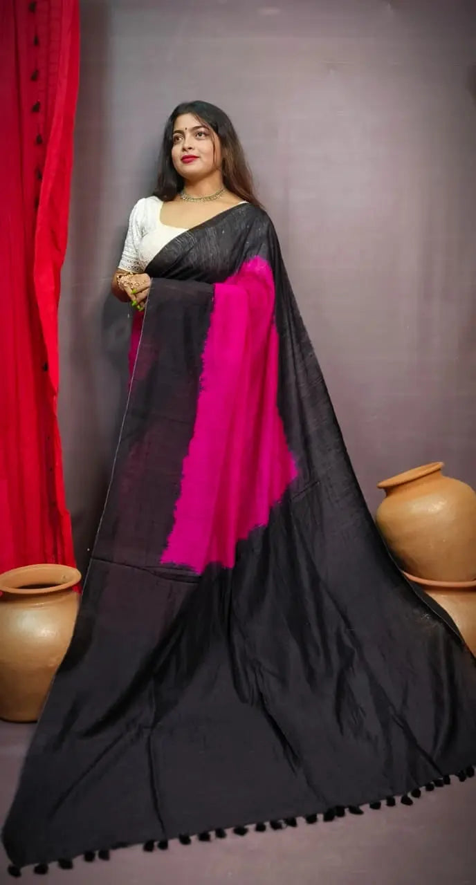 Motka silk bi resham saree Putul's fashion