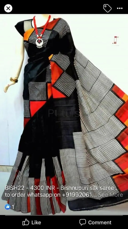 Murshidabad silk with silk mark Putul's Fashion