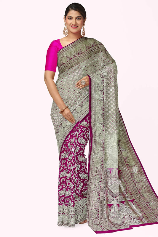 Pure Banarasi silk saree Putul's fashion