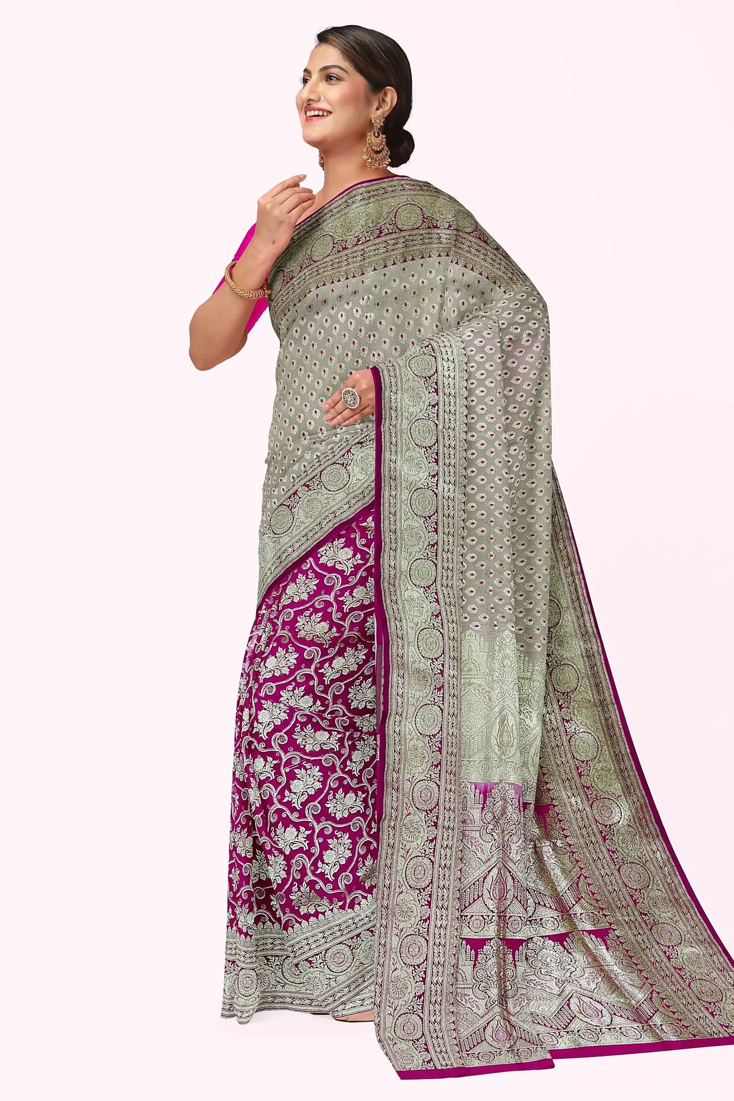 Pure Banarasi silk saree Putul's fashion