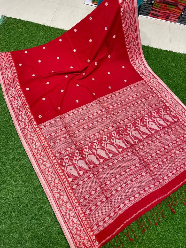 Pure Cotton Jamdani Saree Putul's fashion