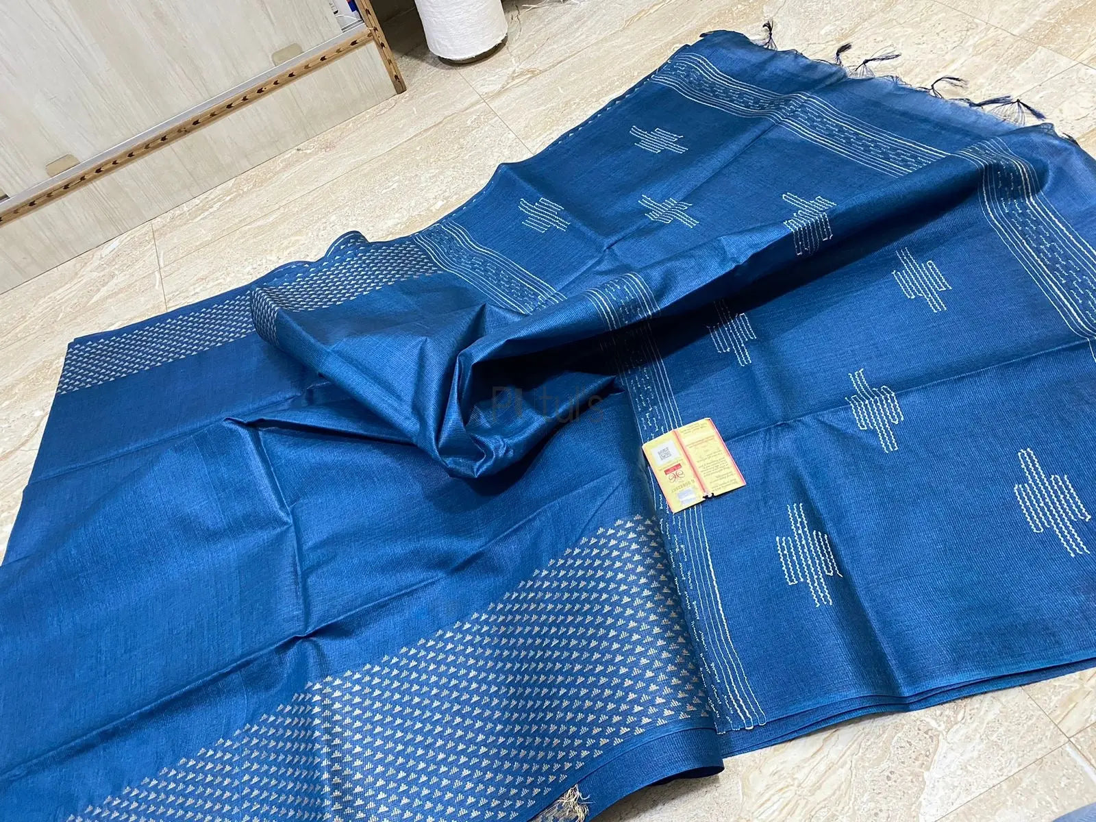 Semi tussar silk weaving saree Putul's Fashion