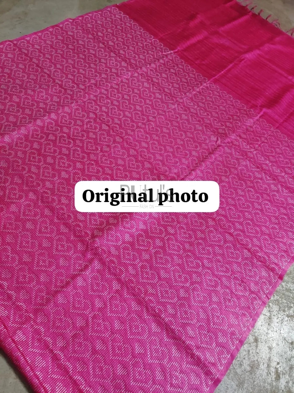 Semi tussar silk with stitching allover saree and sequins on pallu Putul's Fashion