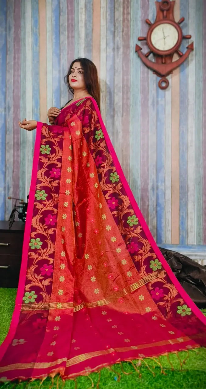 Tissue khadi handloom Putul's fashion