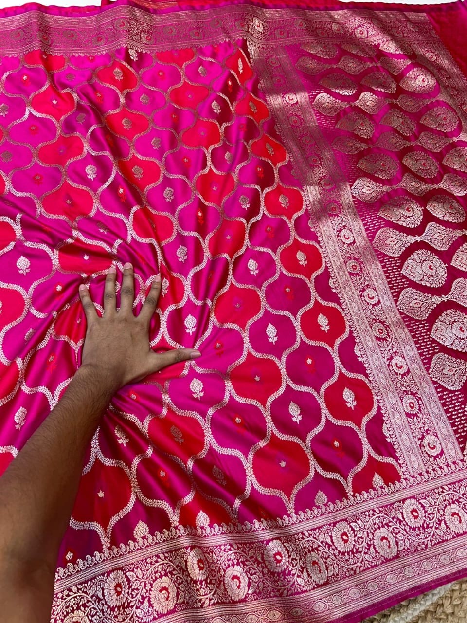 Rangakat mashru silk saree - Rani