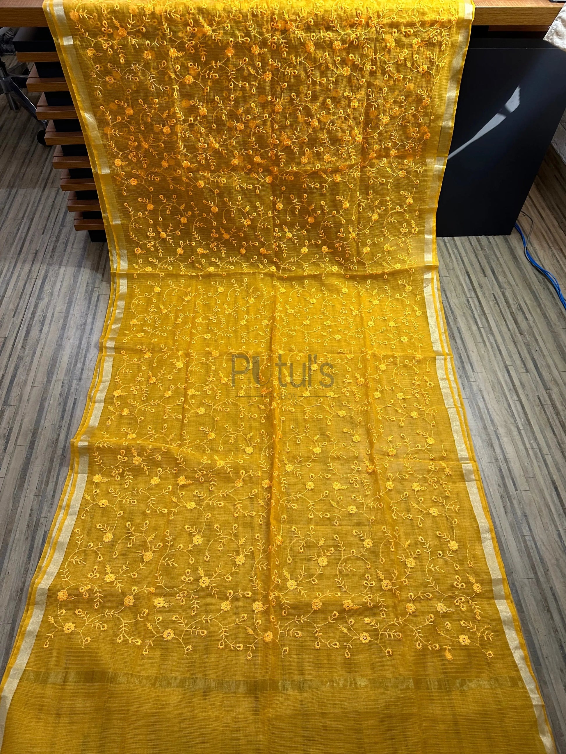 Kota embroidery saree Putul's Fashion