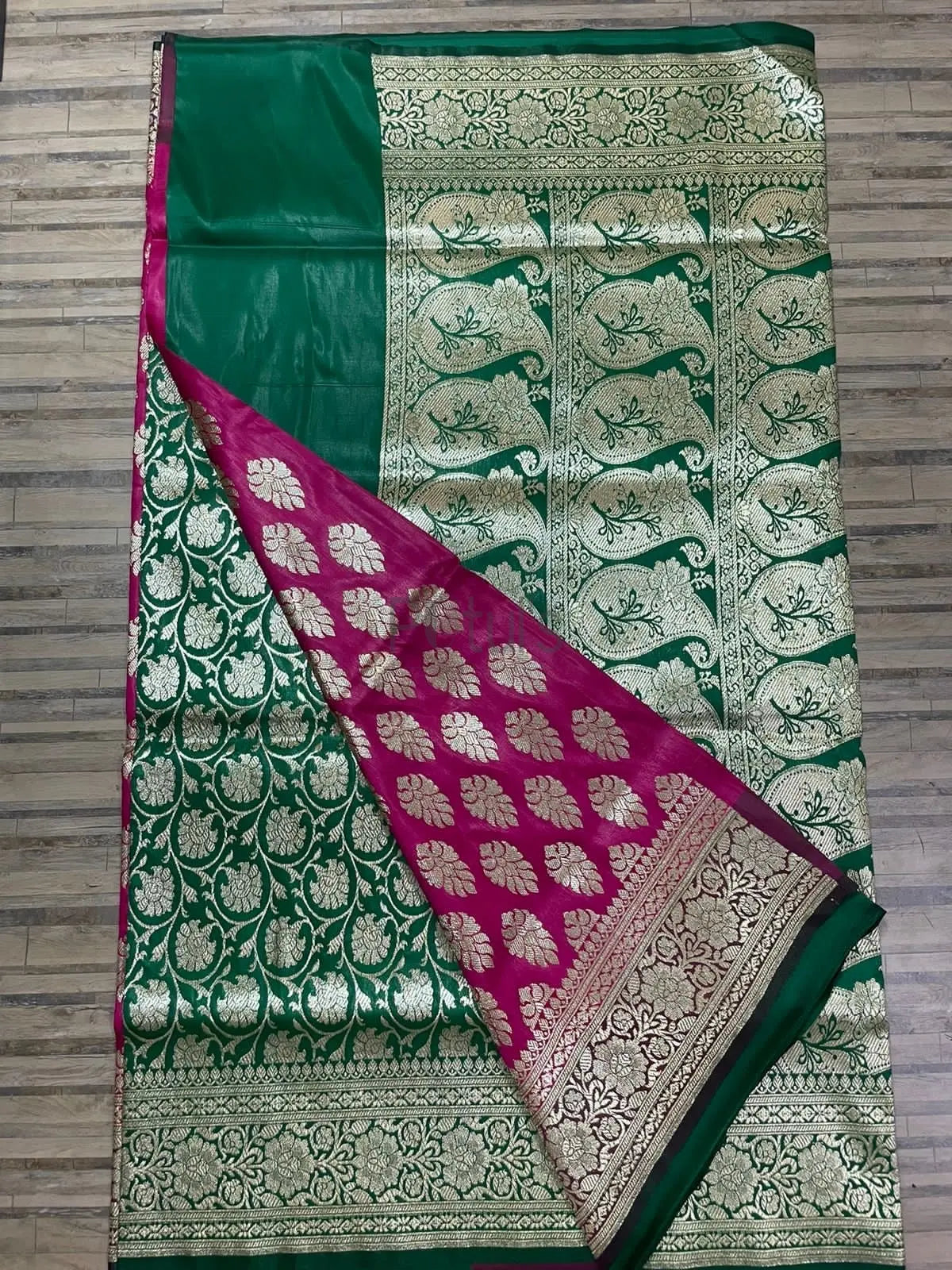 banarasi silk saree patli pallu Putul's Fashion