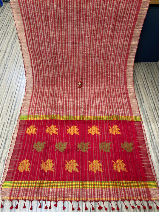 Ketiya jamdani saree - Beige