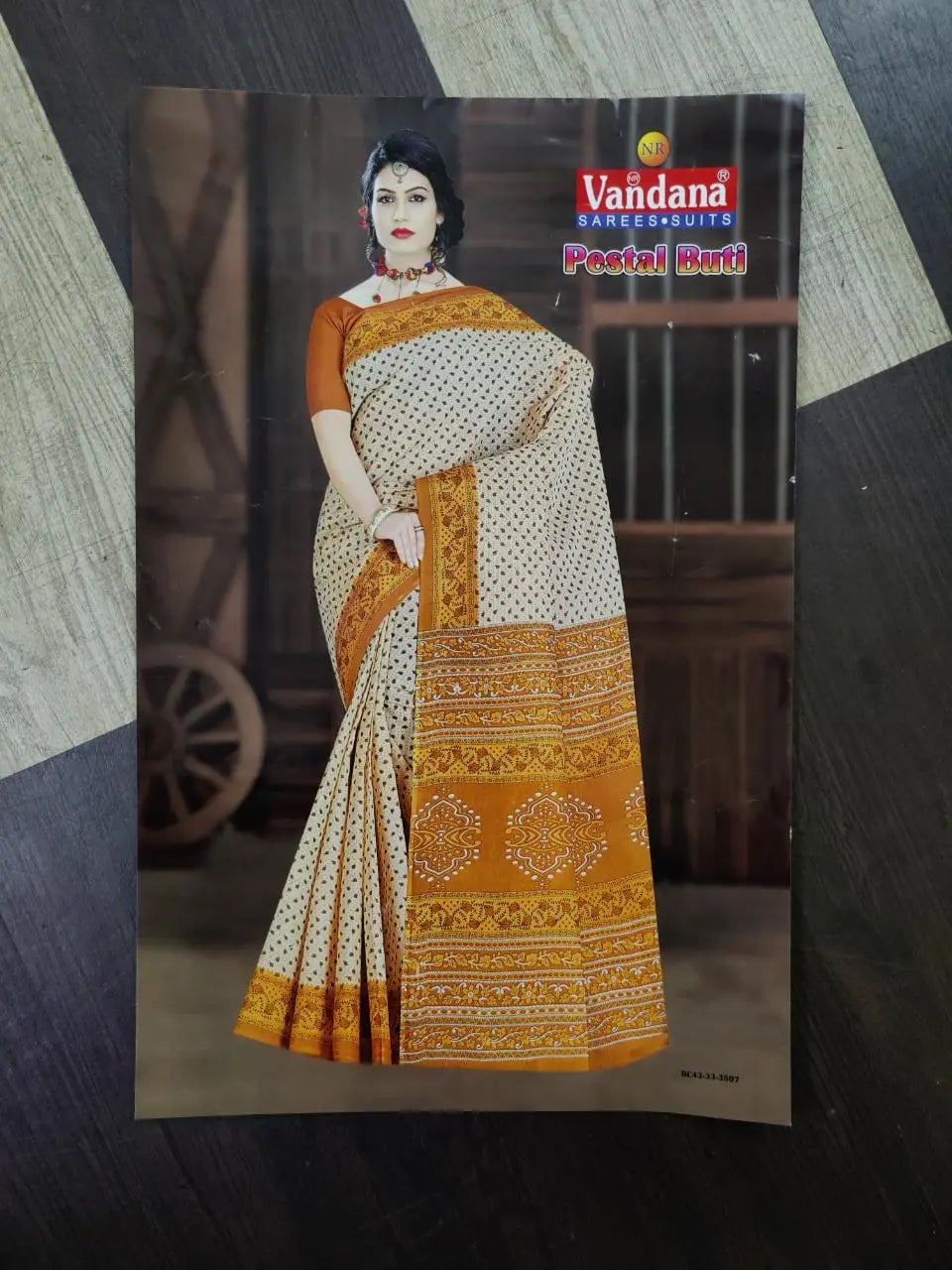 cotton printed saree Putul's fashion