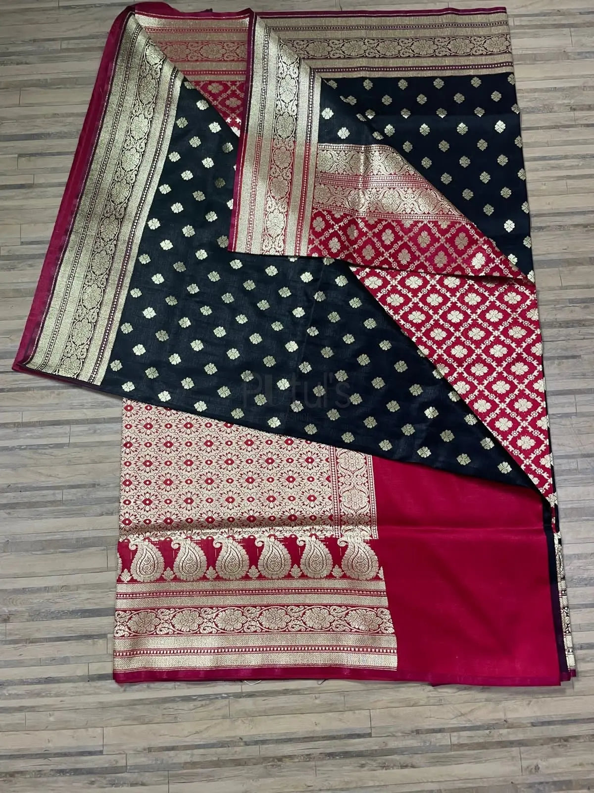 banarasi silk saree patli pallu Putul's Fashion
