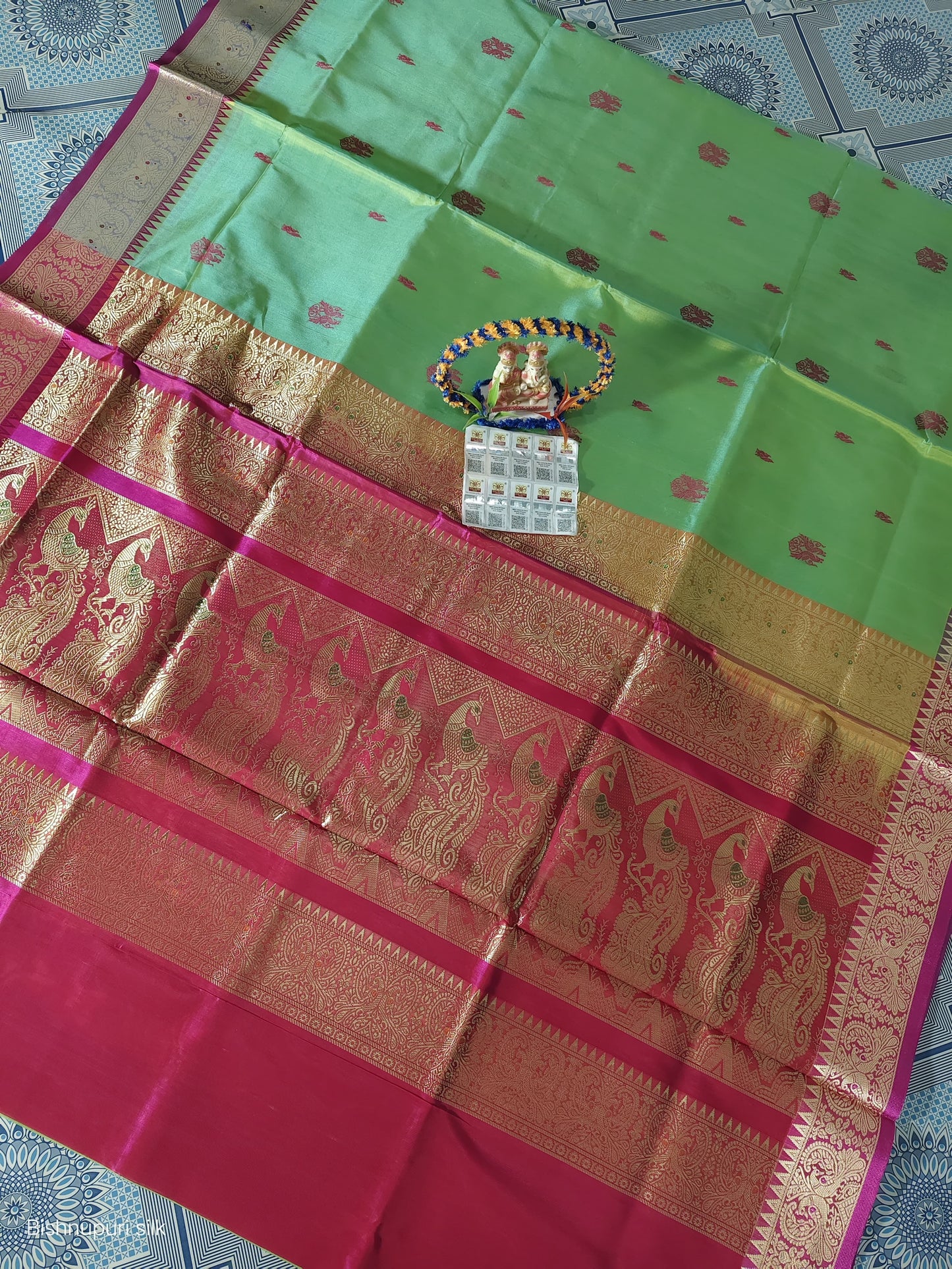 Elegant Madurai Silk Sarees with Gold Zari and Vibrant Colors Madurai silk