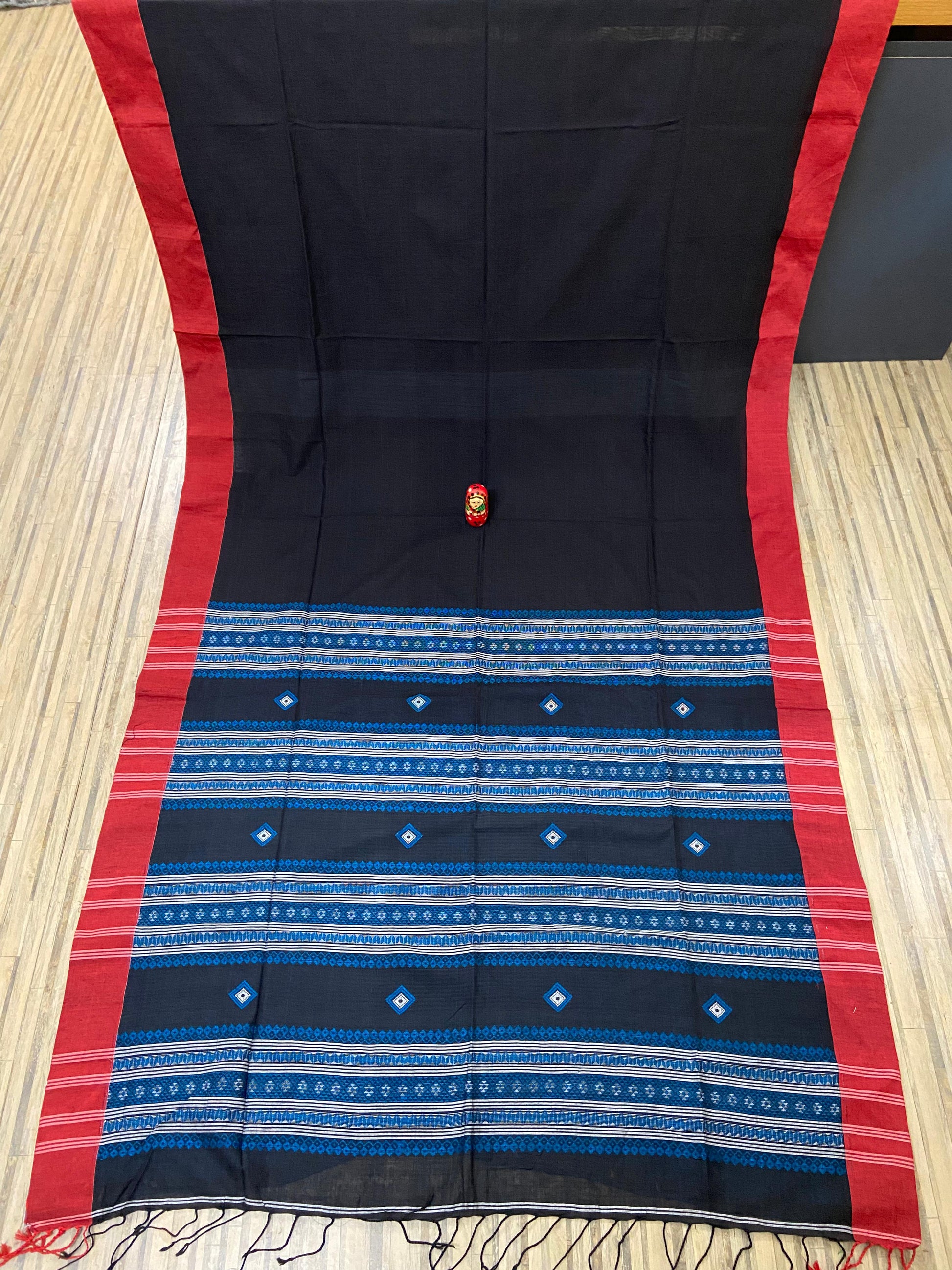 Khadi cotton jamdani saree of Bengal - Jamdani saree