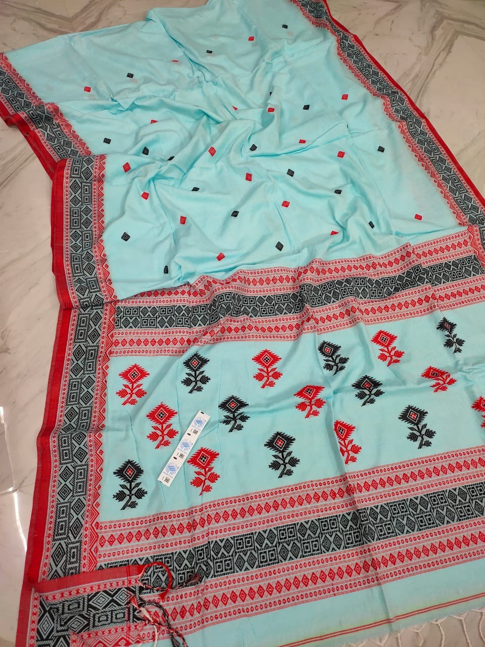 Kothakoli cotton saree - Blue