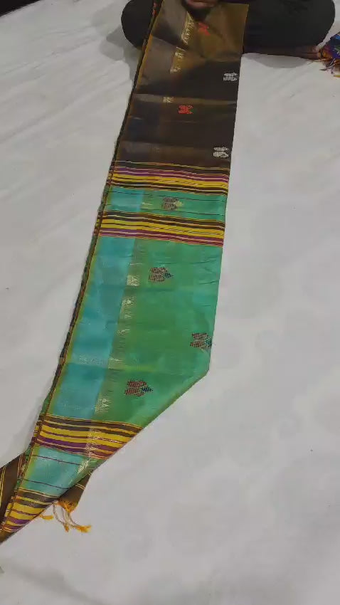 Bishnupur katan silk kalakhetra design