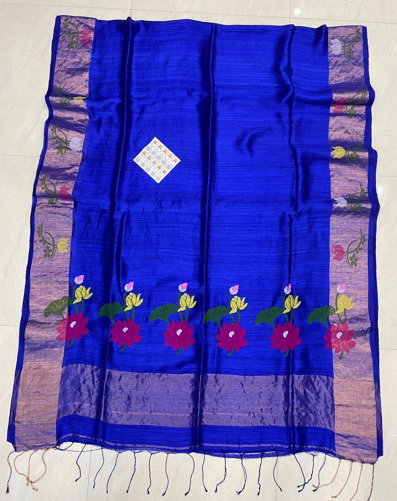 Resham bi wash matka jamdani saree A statement of Bengal culture