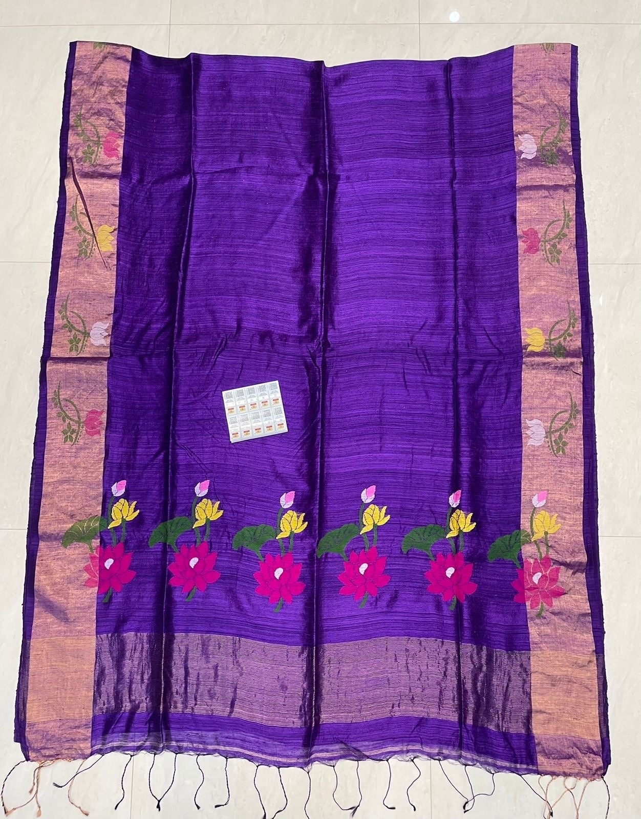 Resham bi wash matka jamdani saree A statement of Bengal culture